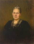 Heinrich Hellhoff Portrait der Luise Schuchard Sweden oil painting artist